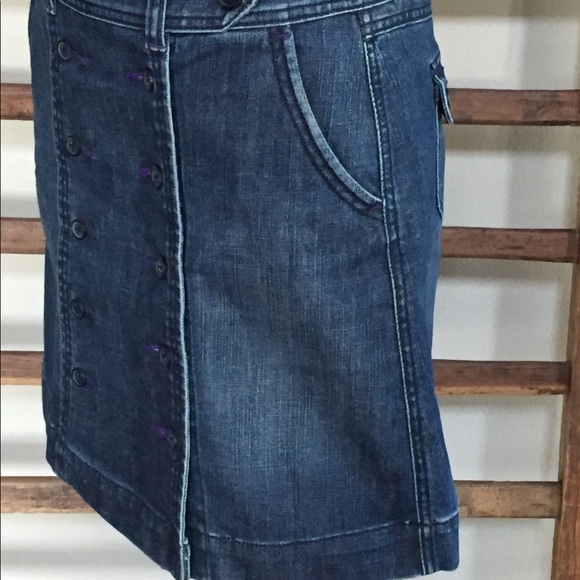 BICA CHEIA for Anthropologie Denim Skirt Size 8 - Picture 3 of 6
